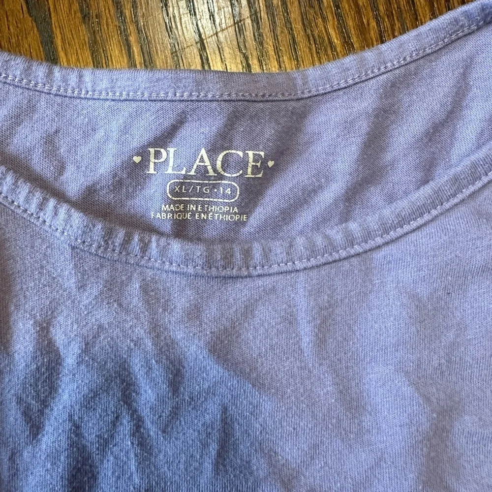 The Children's Place Purple Long Sleeve Relaxed Tee